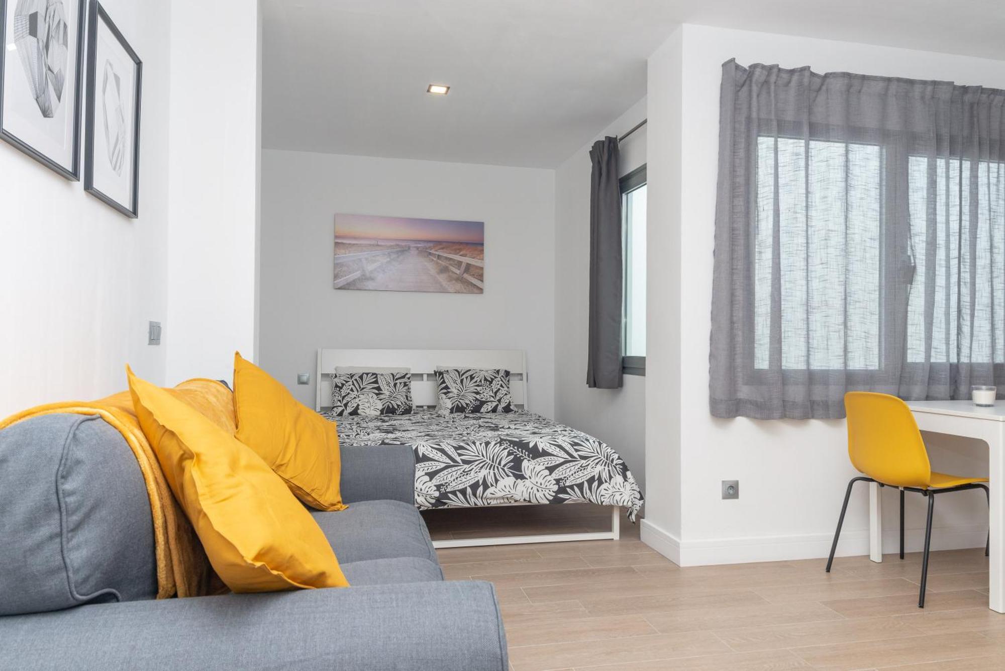 Estudio Con Balcon Playa Las Canteras Лас Палмас де Гран Канария Екстериор снимка