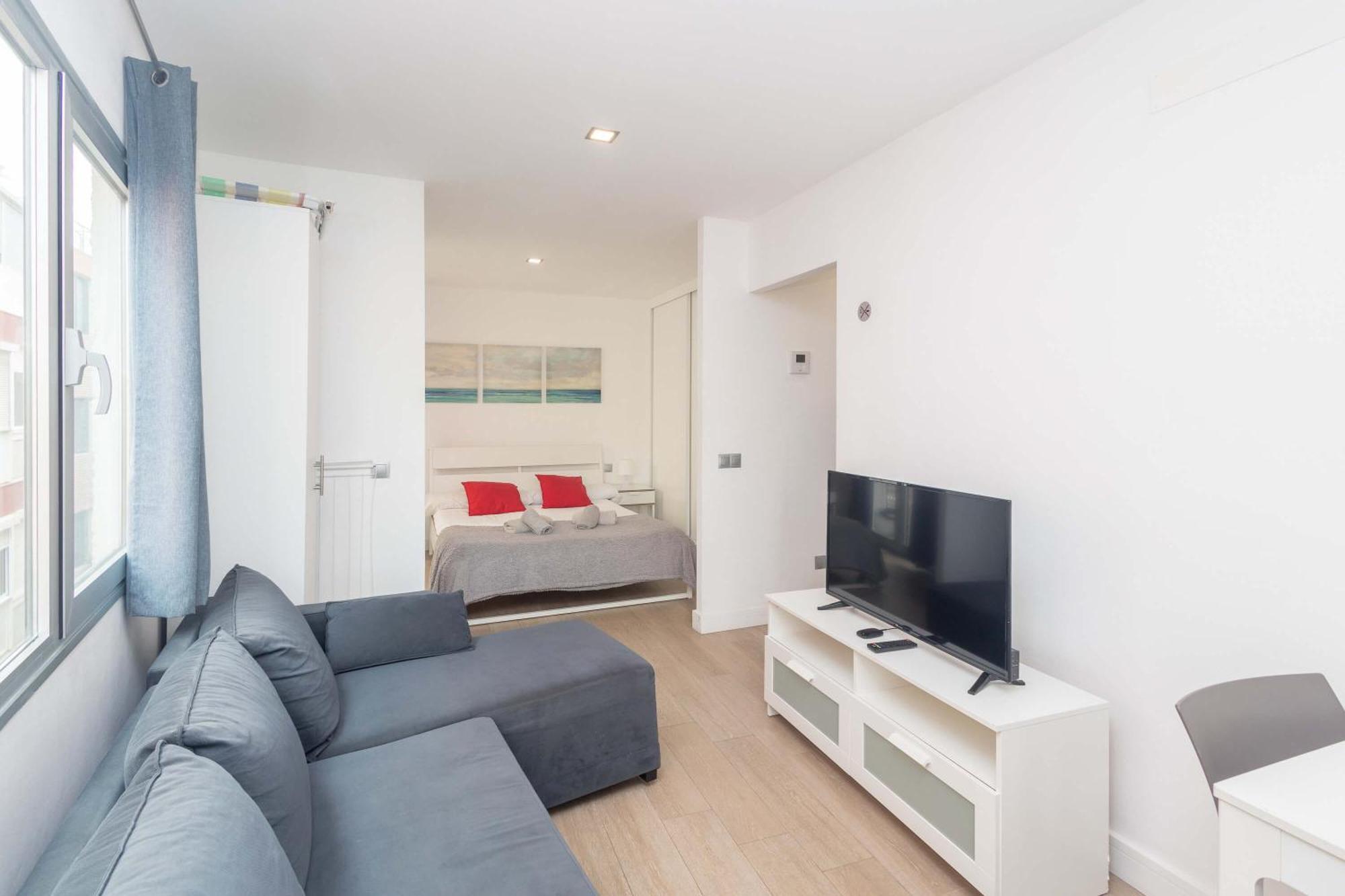 Estudio Con Balcon Playa Las Canteras Лас Палмас де Гран Канария Екстериор снимка
