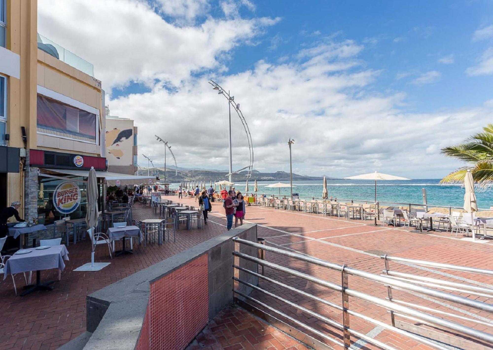 Estudio Con Balcon Playa Las Canteras Лас Палмас де Гран Канария Екстериор снимка