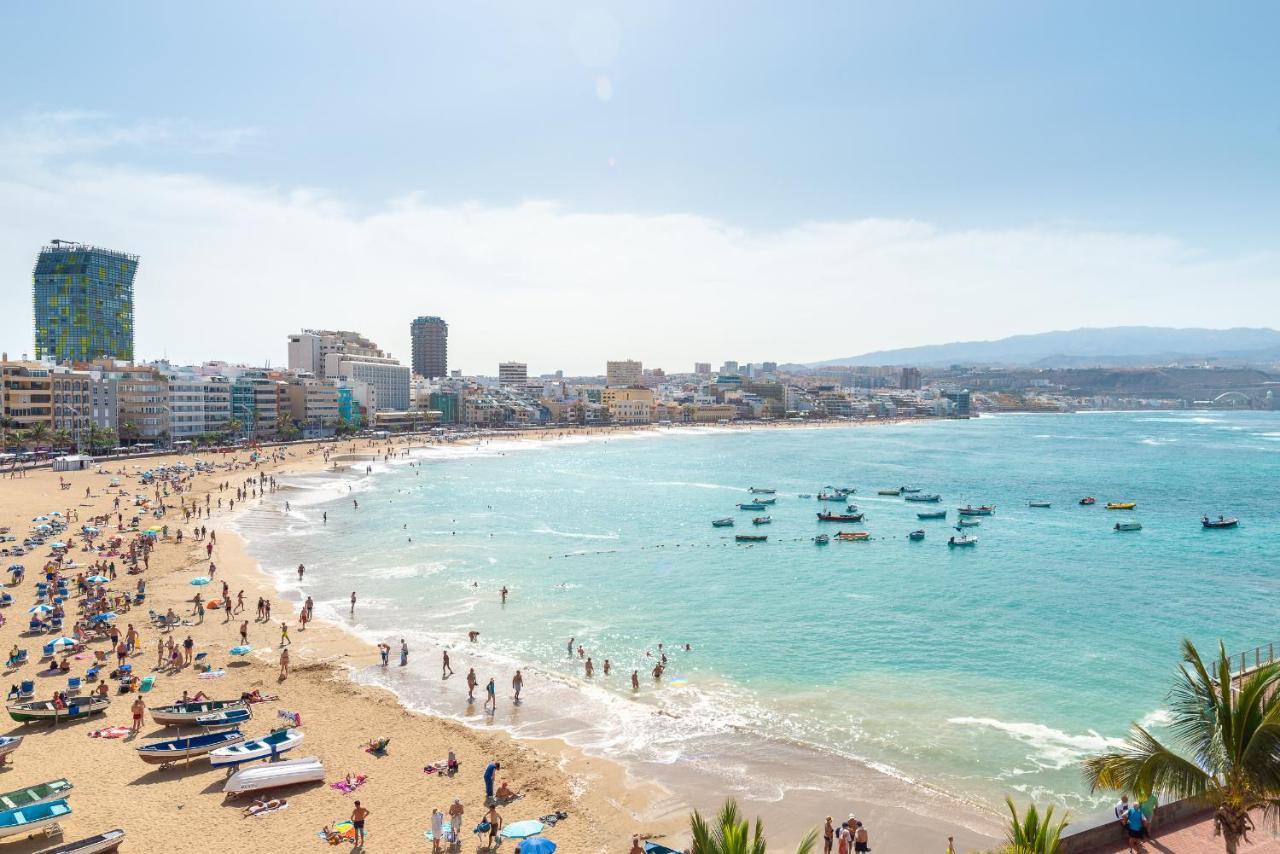 Estudio Con Balcon Playa Las Canteras Лас Палмас де Гран Канария Екстериор снимка